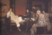 Alma-Tadema, Sir Lawrence, Tibullus at Delia's (mk23)